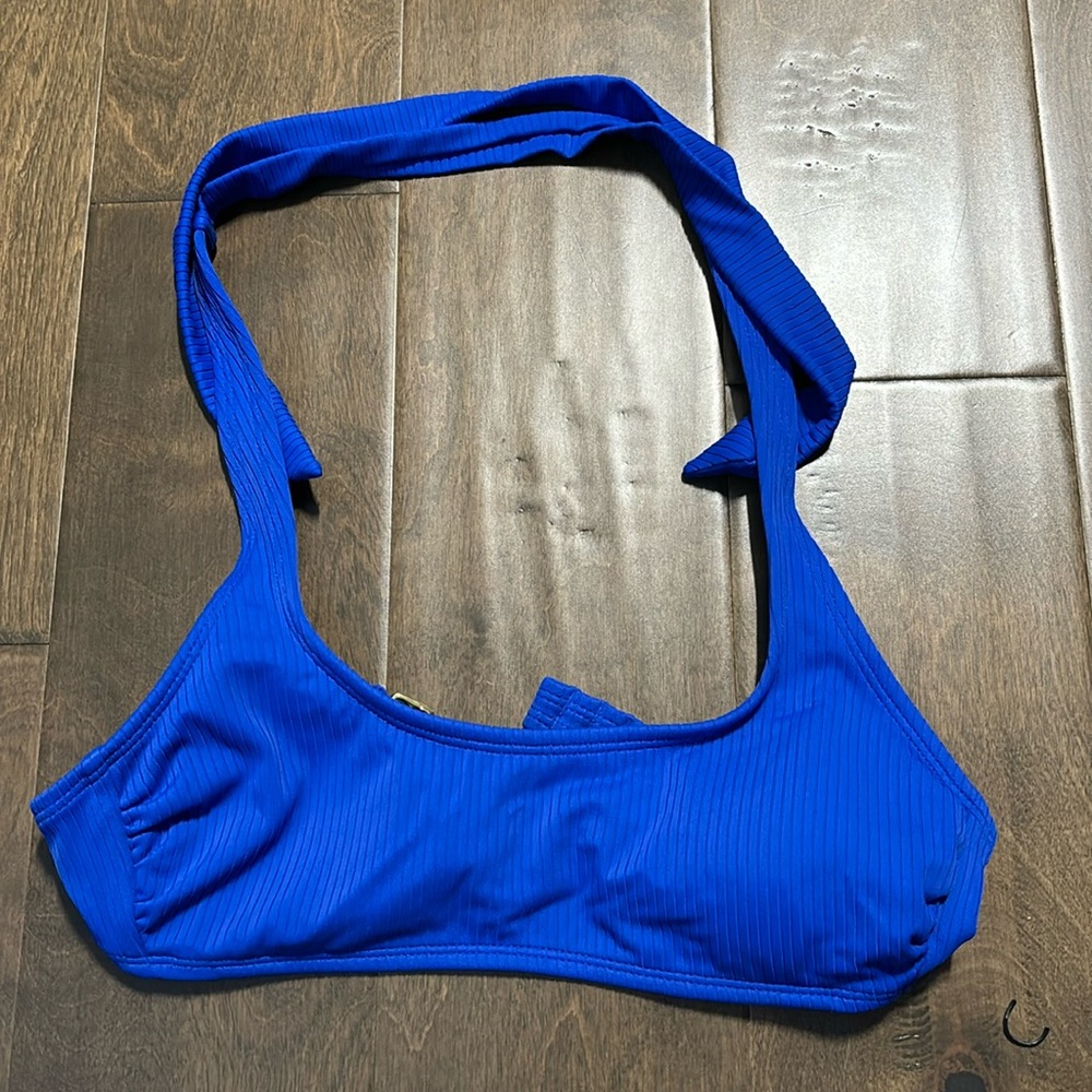 Blue Bikini Top